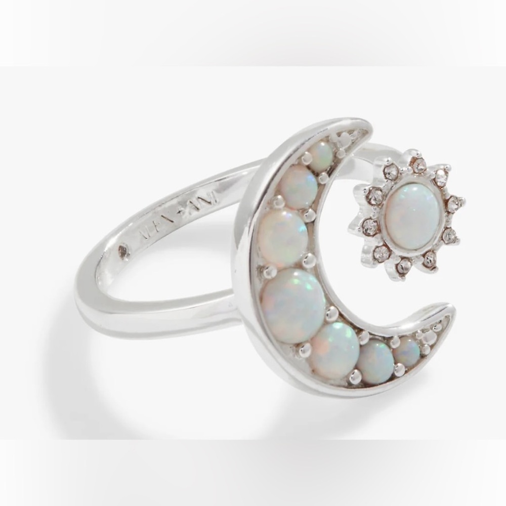 Alex + Ani Moon + Sun opal ring